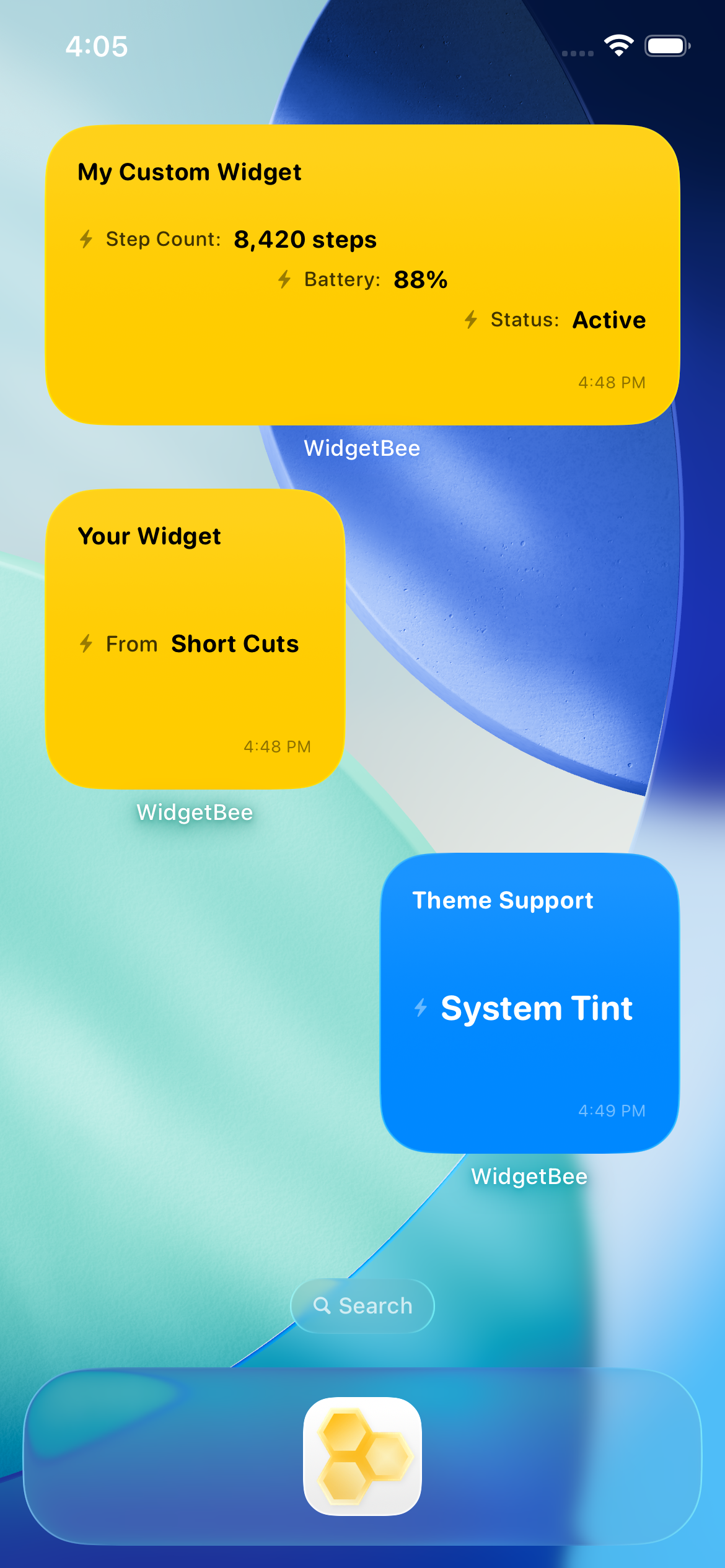 WidgetBee Screenshot